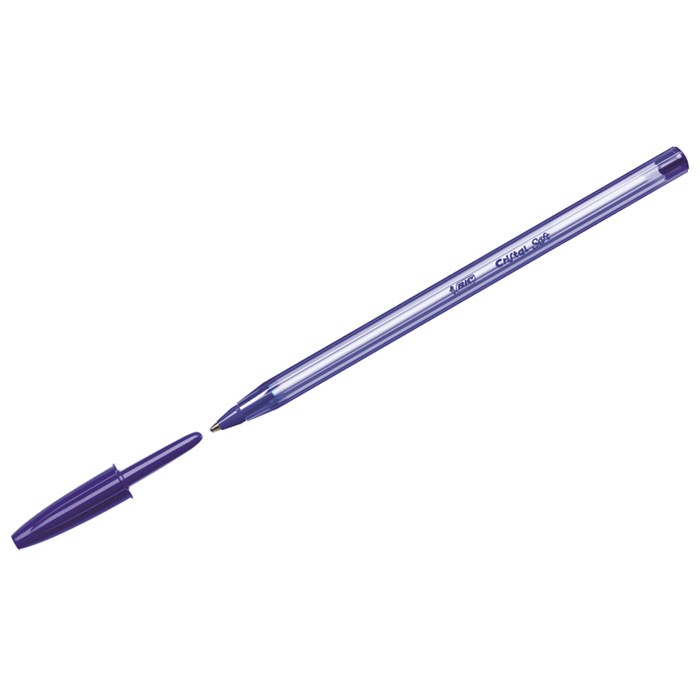 Ручка шариковая Bic "Cristal Soft" синяя, 1,2мм - фото 160997