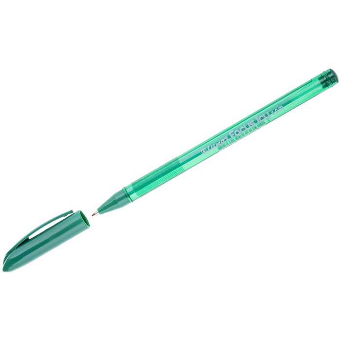 Ручка шариковая Luxor "Focus Icy" зеленая, 1,0мм - фото 161466