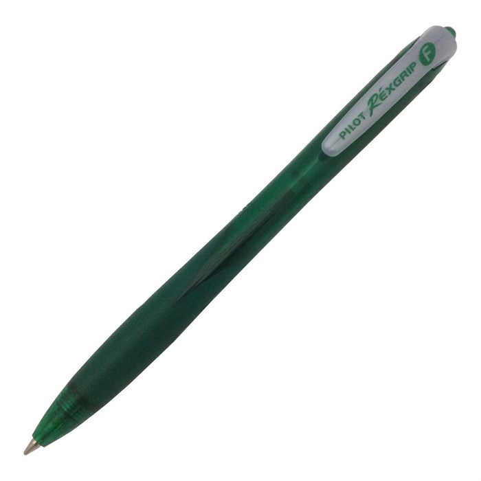 Ручка шариковая PILOT Rexgrip зеленая 0,7мм - фото 163004