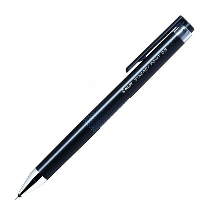 Ручка гелевая PILOT SYNERGY POINT, 0.5 мм, автоматическая, черные - фото 163130