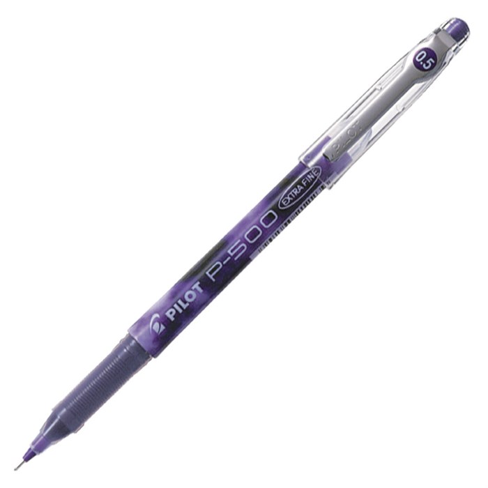 Ручка гелевая PILOT Extra Fine P-500 0.5мм. фиолетовая - фото 163166