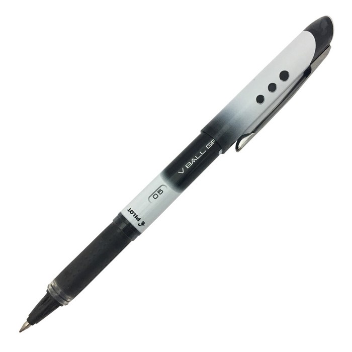 Ручка роллер PILOT V-Ball Grip черная 0,5мм - фото 163334