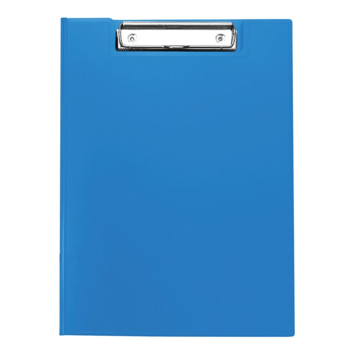 Папка-планшет с зажимом OfficeSpace А4, пластик, синий - фото 219855