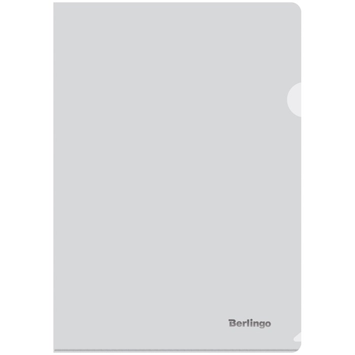 Папка-уголок Berlingo, А4, 180мкм, прозрачная бесцветная - фото 220848