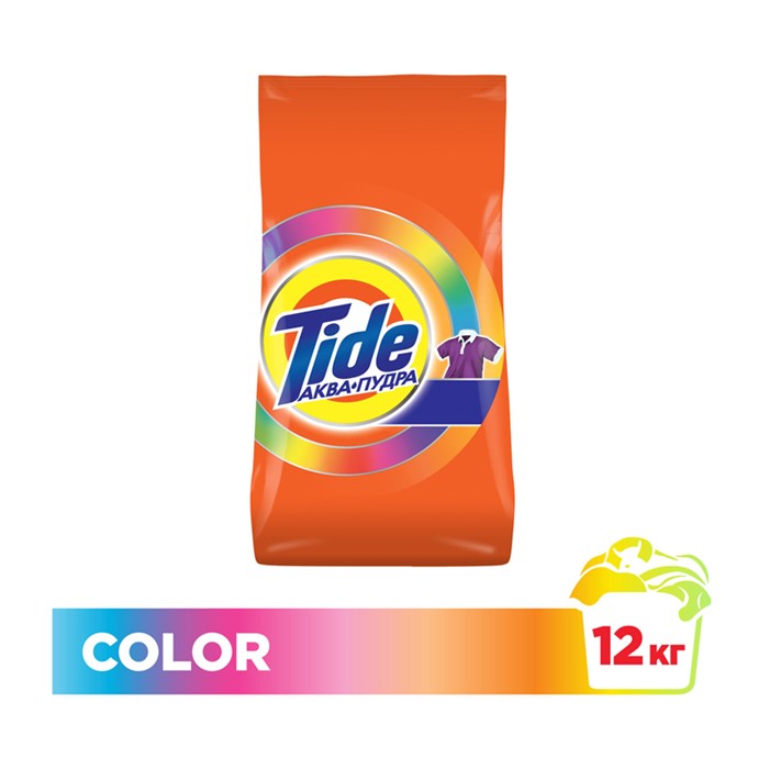 Порошок для машинной стирки Tide " Color", 12кг (ПОД ЗАКАЗ) - фото 224398