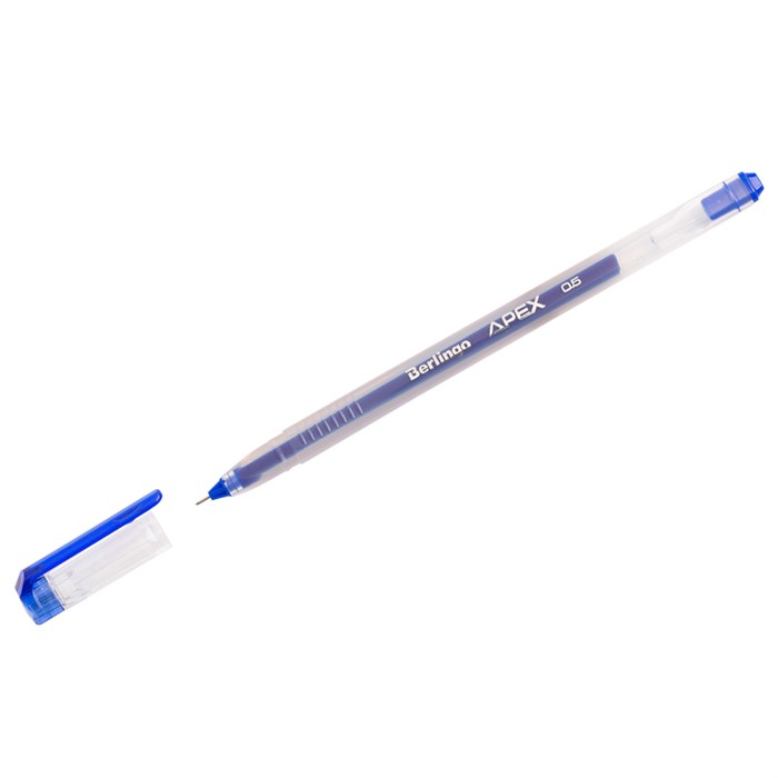 Ручка гелевая Berlingo "Apex", синяя, 0,5мм - фото 229073