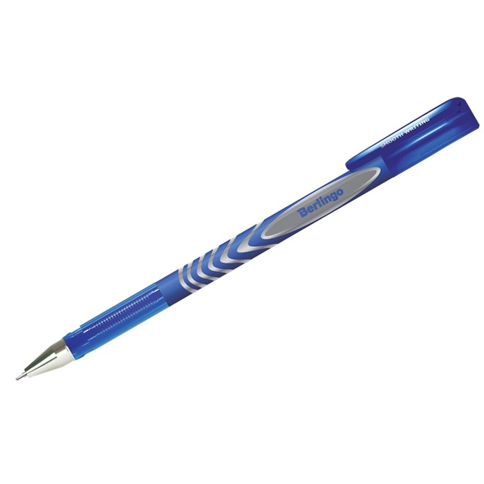 Ручка гелевая Berlingo "G-Line" синяя, 0,5мм, игольчатый стержень - фото 229099