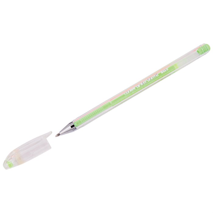 Ручка гелевая Crown "Hi-Jell Pastel" зеленая пастель, 0,8мм - фото 229325
