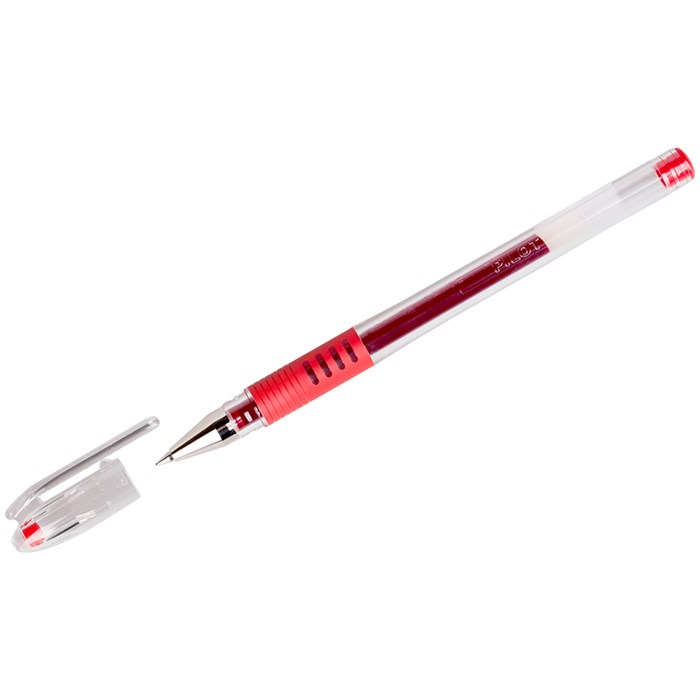 Ручка гелевая PILOT Extra Fine G-1 0,5 GRIP красня с рез. - фото 229481
