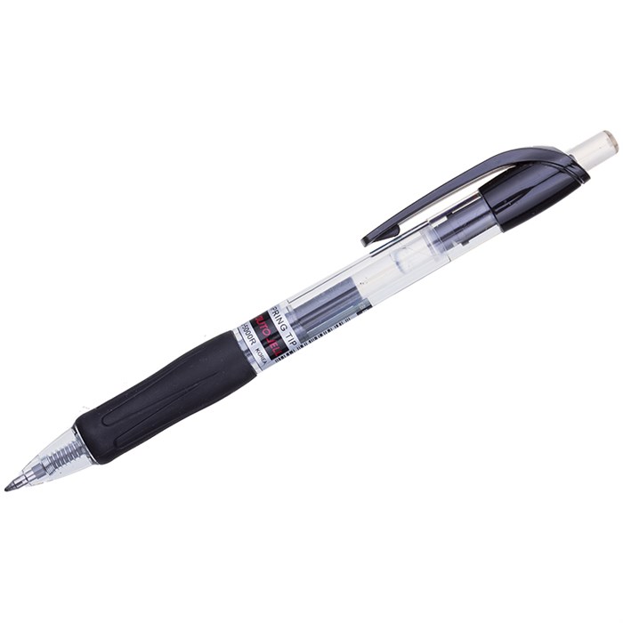 Ручка гелевая автоматическая Crown "CEO Jell" черная, 0,7мм, грип - фото 229559
