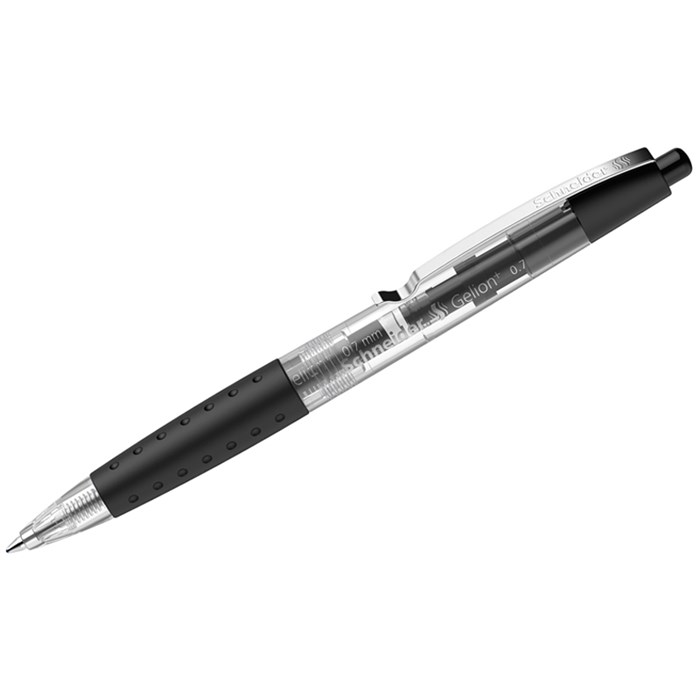 Ручка гелевая автоматическая Schneider "Gelion+" черная, 0,7мм - фото 229581