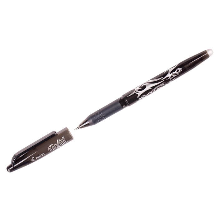 Ручка гелевая PILOT стираемая FriXion Ball 0.7 мм черная пиши-стирай - фото 229762