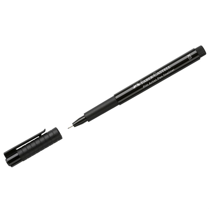 Ручка капиллярная Faber-Castell "Pitt Artist Pen Fineliner XS" черная, 0,1мм - фото 230030