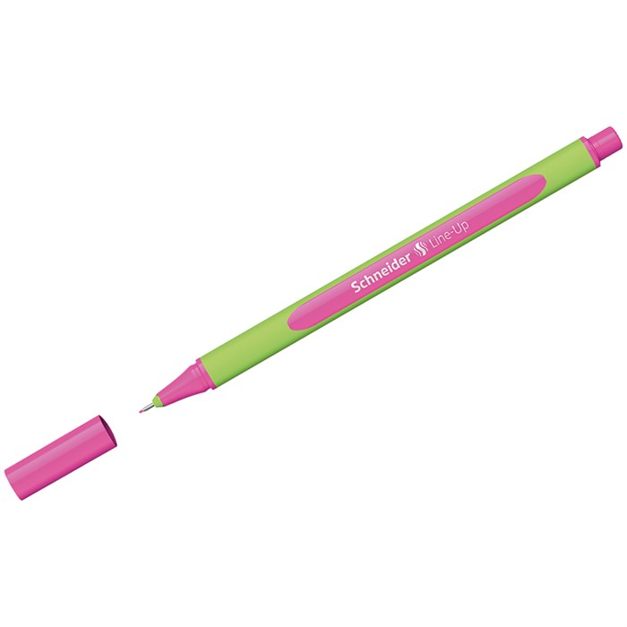 Ручка капиллярная Schneider "Line-Up" неоновая розовая, 0,4мм - фото 230220