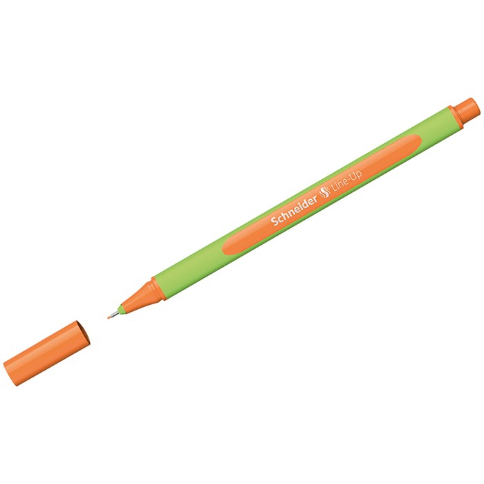 Ручка капиллярная Schneider "Line-Up" оранжевая, 0,4мм - фото 230224