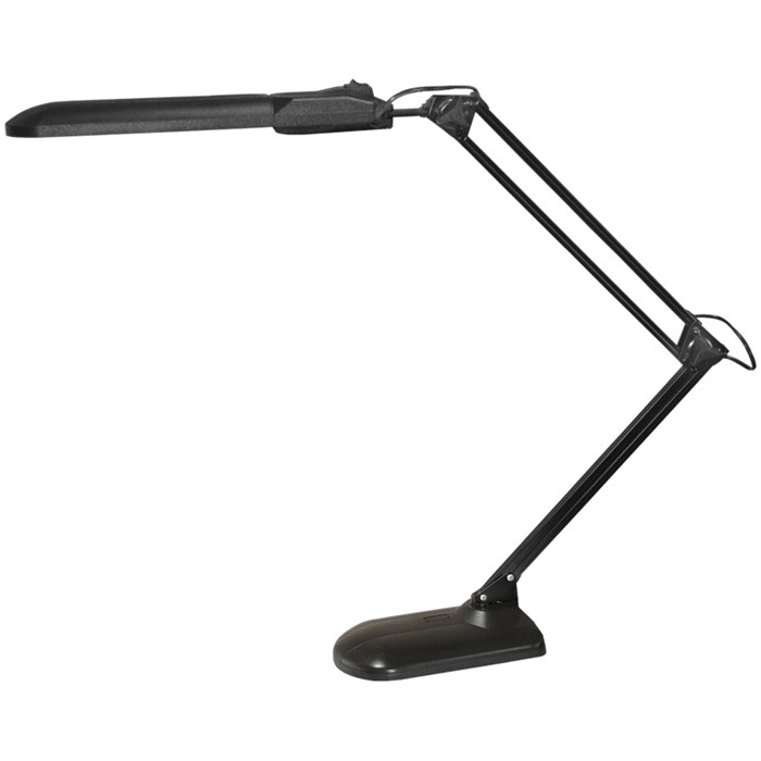Светильник настольный на подставке Трансвит "Дельта +", люминесцентный, черный - фото 233494