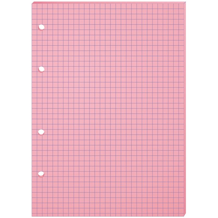 Блок сменный 80л. А5, розовый, пленка т/у - фото 236466