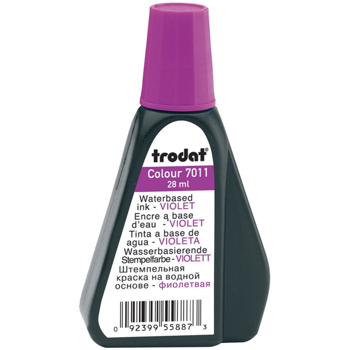 Штемпельная краска Trodat, 28мл, фиолетовая - фото 254404