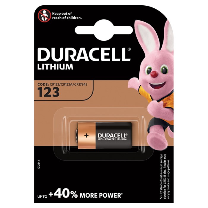 Батарейка Duracell CR123A ULTRA BL*1 - фото 263137