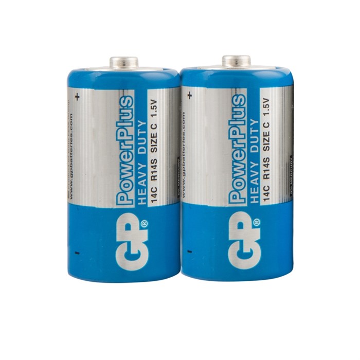 Батарейка GP PowerPlus C (R14) 14G солевая, OS2 - фото 263337