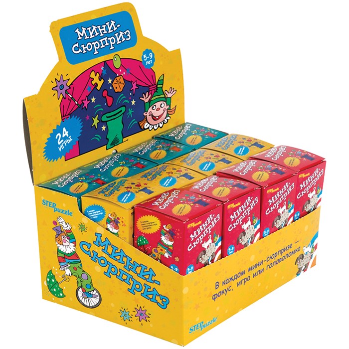 Игра настольная Step Puzzle "Мини-Сюрпризы", картонная коробка - фото 274367