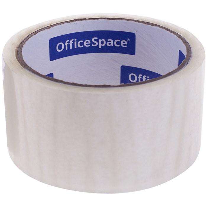 Клейкая лента упаковочная OfficeSpace, 48мм*40м, 38мкм, ШК - фото 283918