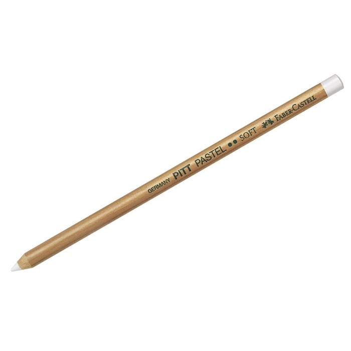Пастельный карандаш Faber-Castell "Pitt Pastel" белый, мягкий - фото 284376