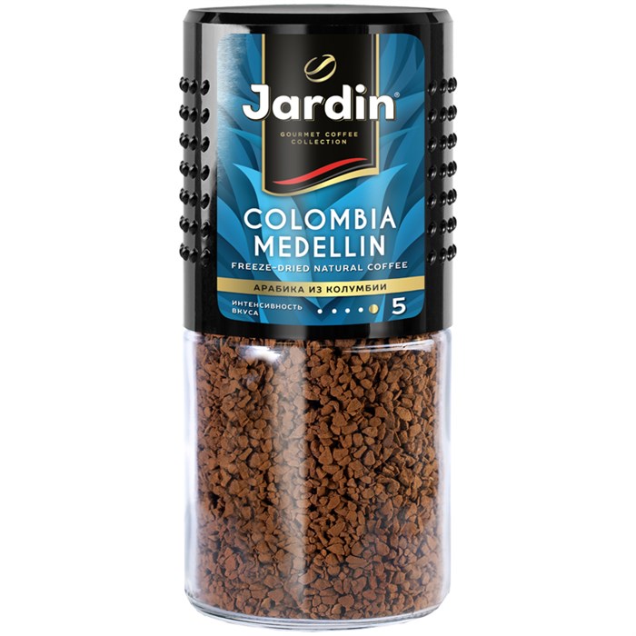 Кофе растворимый Jardin "Colombia Medellin", сублимированный, стеклянная банка, 95г - фото 289568
