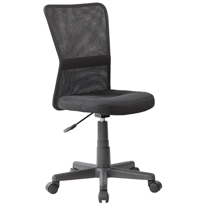 Кресло оператора Helmi HL-M06 "Compact", ткань, спинка сетка черная/сиденье TW черная, без подлокотн - фото 292116