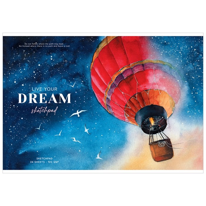 Альбом для рисования 24л., А4, на скрепке Greenwich Line "Dream above", 120г/м2 - фото 355466