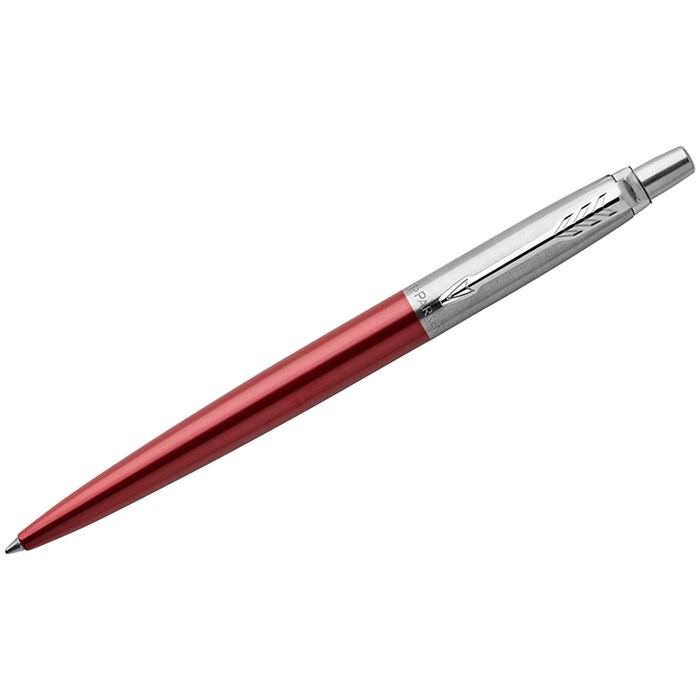Ручка шариковая Parker "Jotter Kensington Red CT" синяя, 1,0мм, кнопочн., подар. уп. - фото 357047