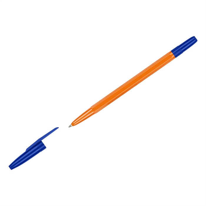 Ручка шариковая СТАММ "511" синяя, 0,7мм - фото 357855