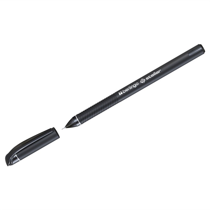 Ручка шариковая Berlingo "Stellar" черная, 0,7мм - фото 368670