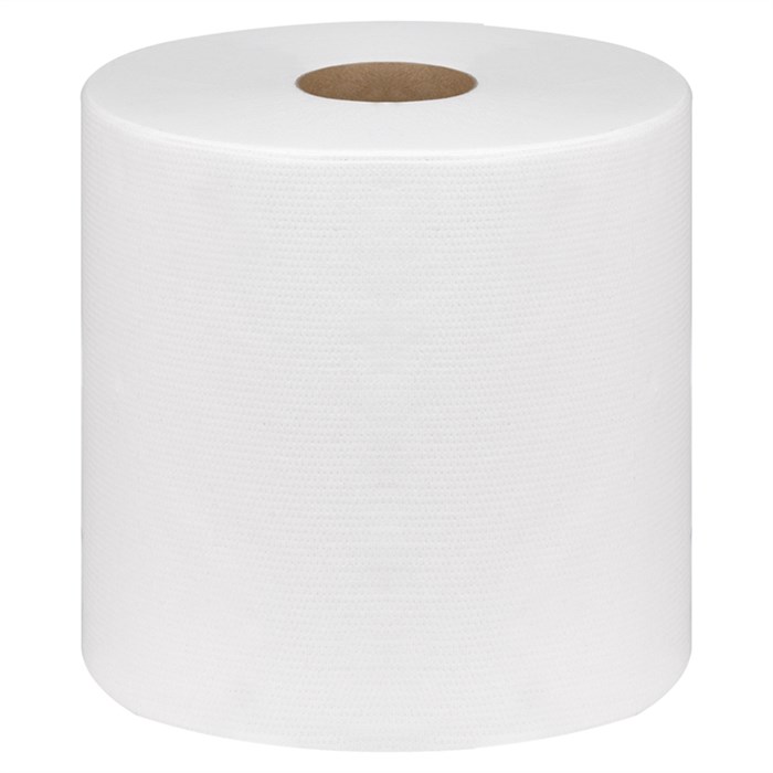 Полотенца бумажные в рулонах OfficeClean Professional, 2-слойные, 180м/рул, ЦВ, белые - фото 370345