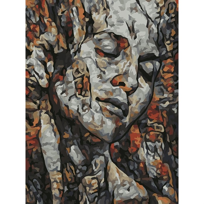 Картина по номерам на холсте ТРИ СОВЫ "Абстракция", 30*40см, с акриловыми красками и кистями - фото 371284