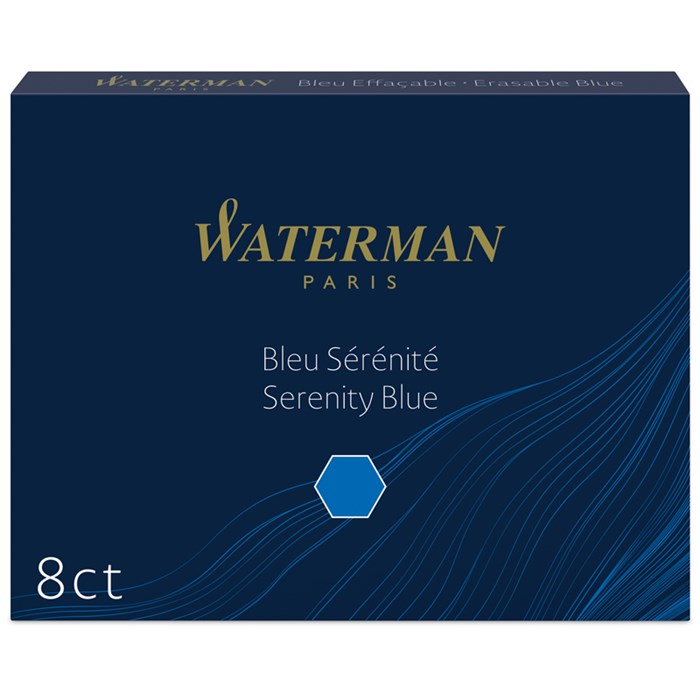 Картриджи чернильные Waterman Standart, синий, 8шт., картонная коробка - фото 373234