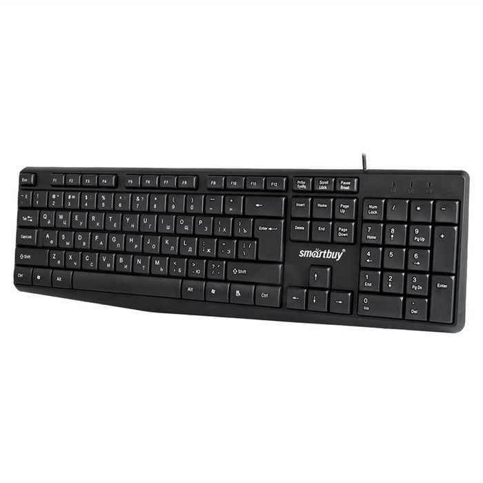 Клавиатура Smartbuy ONE 220, USB мультимедийная, черный - фото 375165