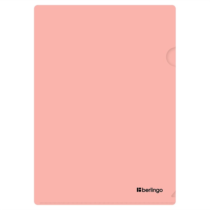 Папка-уголок Berlingo "Instinct", А4, 330мкм, фламинго - фото 375351