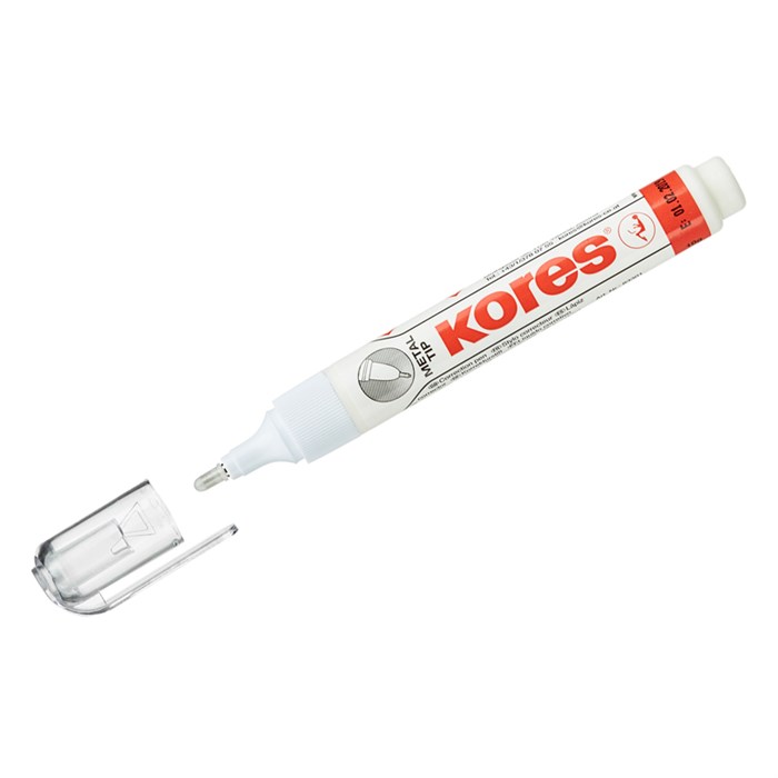 Корректирующий карандаш Kores, 08мл, металлический наконечник - фото 377546