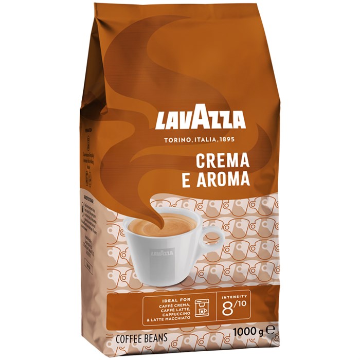 Кофе в зернах Lavazza "Crema e Aroma", вакуумный пакет, 1кг - фото 377587