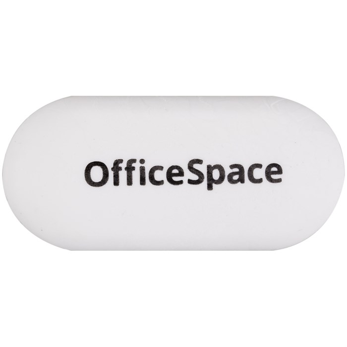 Ластик OfficeSpace "FreeStyle", овальный, термопластичная резина, 60*28*12мм - фото 380975