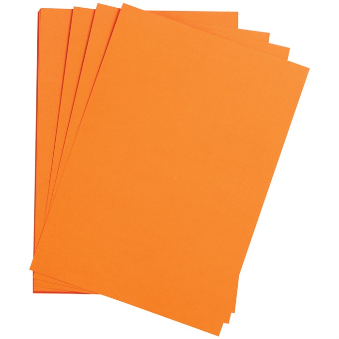 Цветная бумага 500*650мм., Clairefontaine "Etival color", 24л., 160г/м2, оранжевый, легкое зерно, 30 - фото 382959