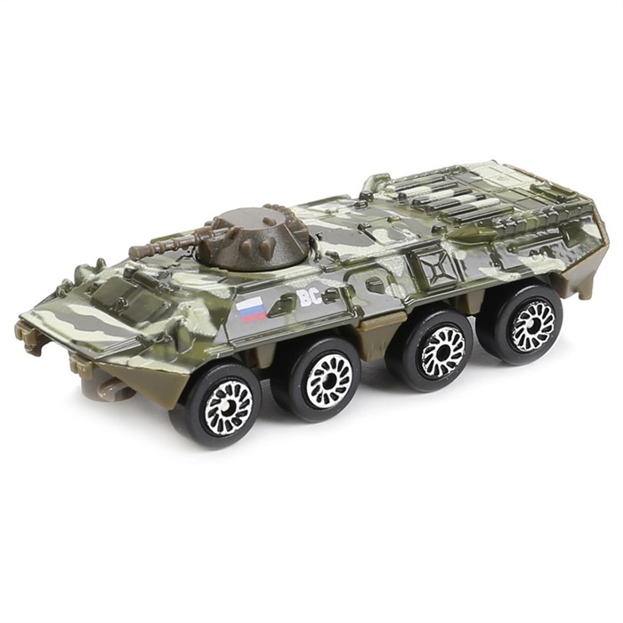 Машина игрушечная Технопарк "Военные модели", металл., масштаб 1:72, ассорти, в яйце - фото 384968