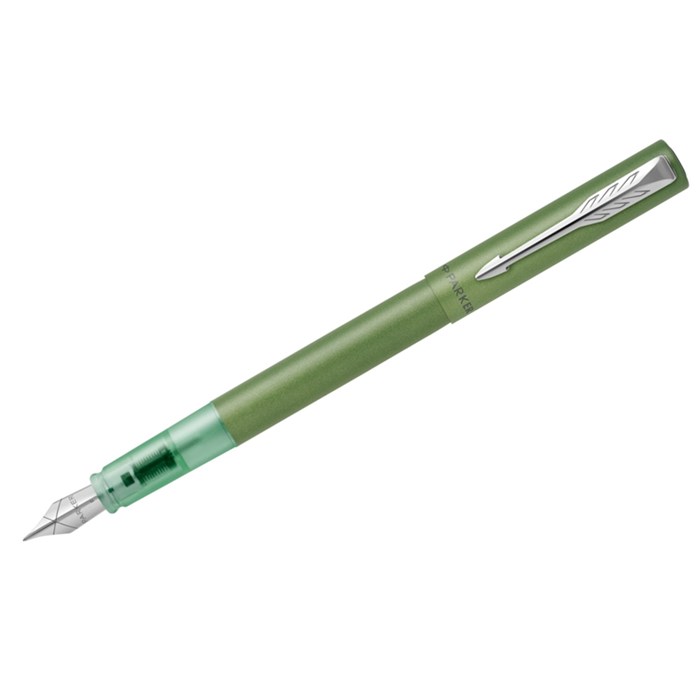 Ручка перьевая Parker "Vector XL Green" синяя, 0,8мм, подар. уп. - фото 385479