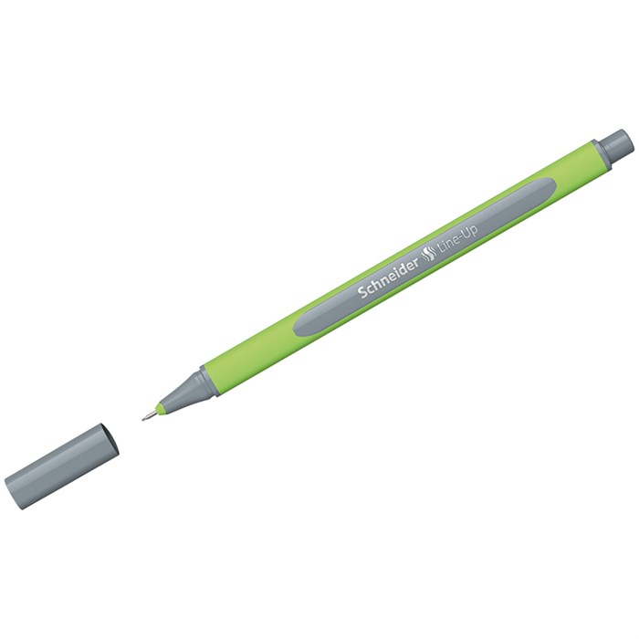 Ручка капиллярная Schneider "Line-Up" серебристо-серая, 0,4мм - фото 387281
