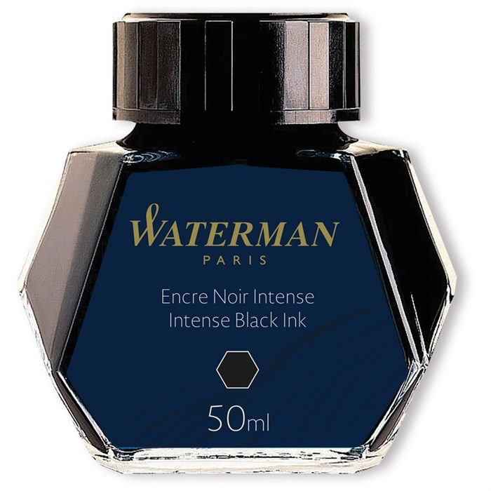 Чернила Waterman черные, 50мл - фото 394050