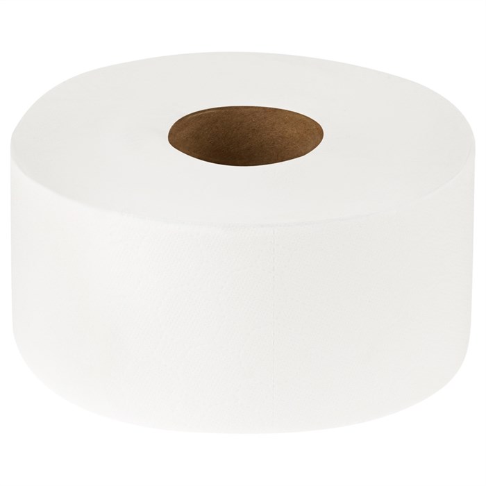 Бумага туалетная OfficeClean "Premium", 2-слойная, мини-рулон, 150м/рул., мягкая, тиснение, белая - фото 398647