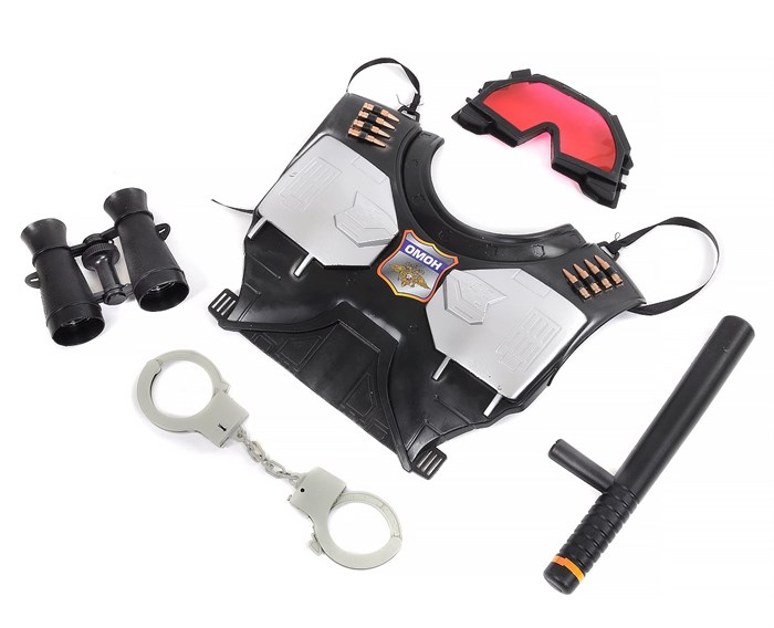 Набор "Полиция" "BeBoy" в комплекте 5 предметов (бронежилет и др.), в/п 31*32*2,5 см - фото 410175