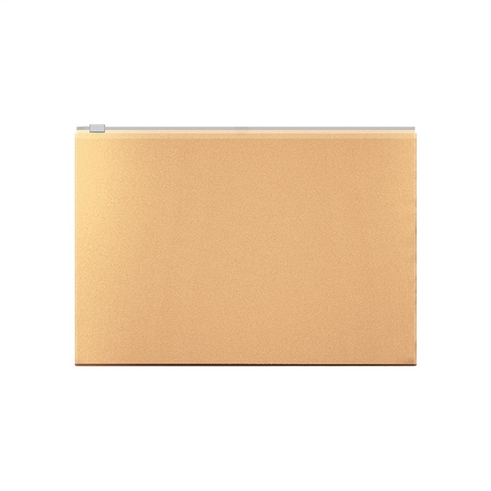 Zip-пакет пластиковый ErichKrause® Matt Powder, A4, непрозрачный, бежевый (в пакете по 12 шт.) - фото 447909