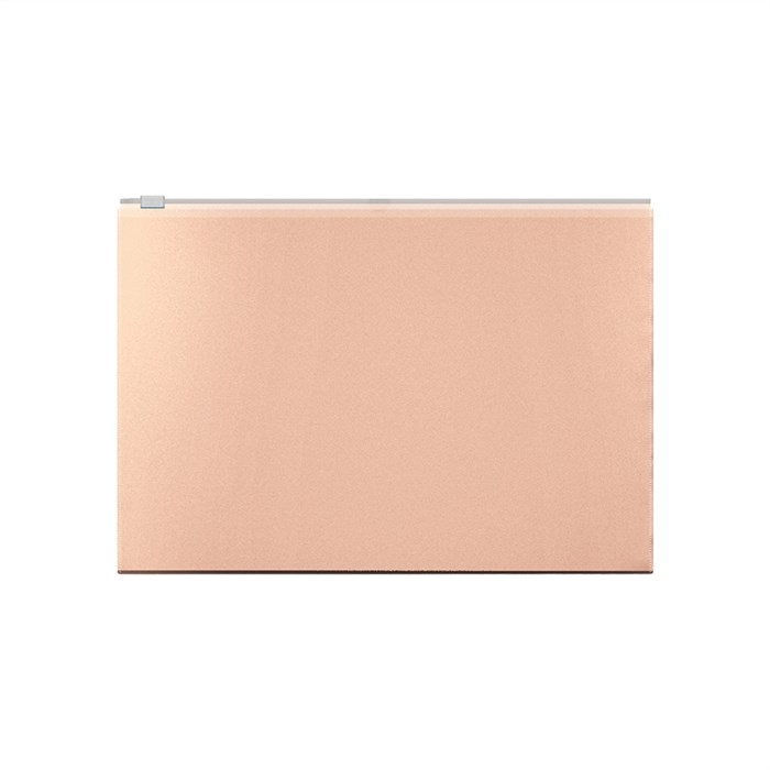 Zip-пакет пластиковый ErichKrause® Matt Powder, A4, непрозрачный, розовый (в пакете по 12 шт.) - фото 447913